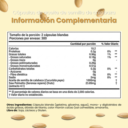 Tienda Oficial | FEMINU® por Zendi Nature • Aceite Natural de Semilla de Calabaza + Palmito para Mujer •