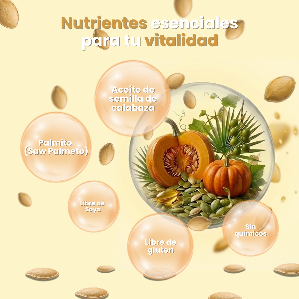 Tienda Oficial | FEMINU® por Zendi Nature • Aceite Natural de Semilla de Calabaza + Palmito para Mujer •