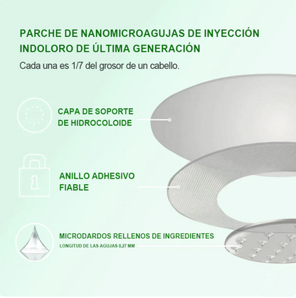 NEW BRANDING - Tienda Oficial | Healrize® Moringa · Berberine × NAD+ 12-en-1 Advanced Nano Microneedle Patch 🇲🇽 (Solo una vez al día, cambios visibles en 7 días) (Copia)