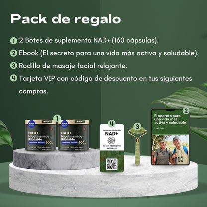 NAD+ RESVERATROL | Restaura tu energía celular, detén el envejecimiento y recupera la vitalidad de tus 30s